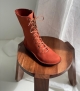 lace-up boots fusion 37820 rust
