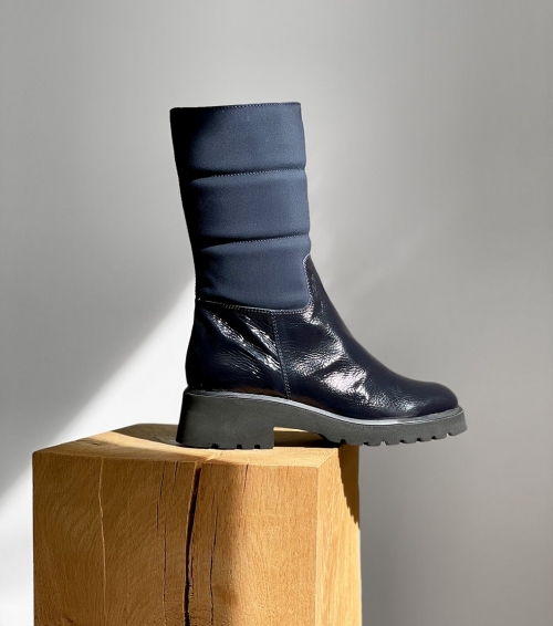 lined boots 38408 blu