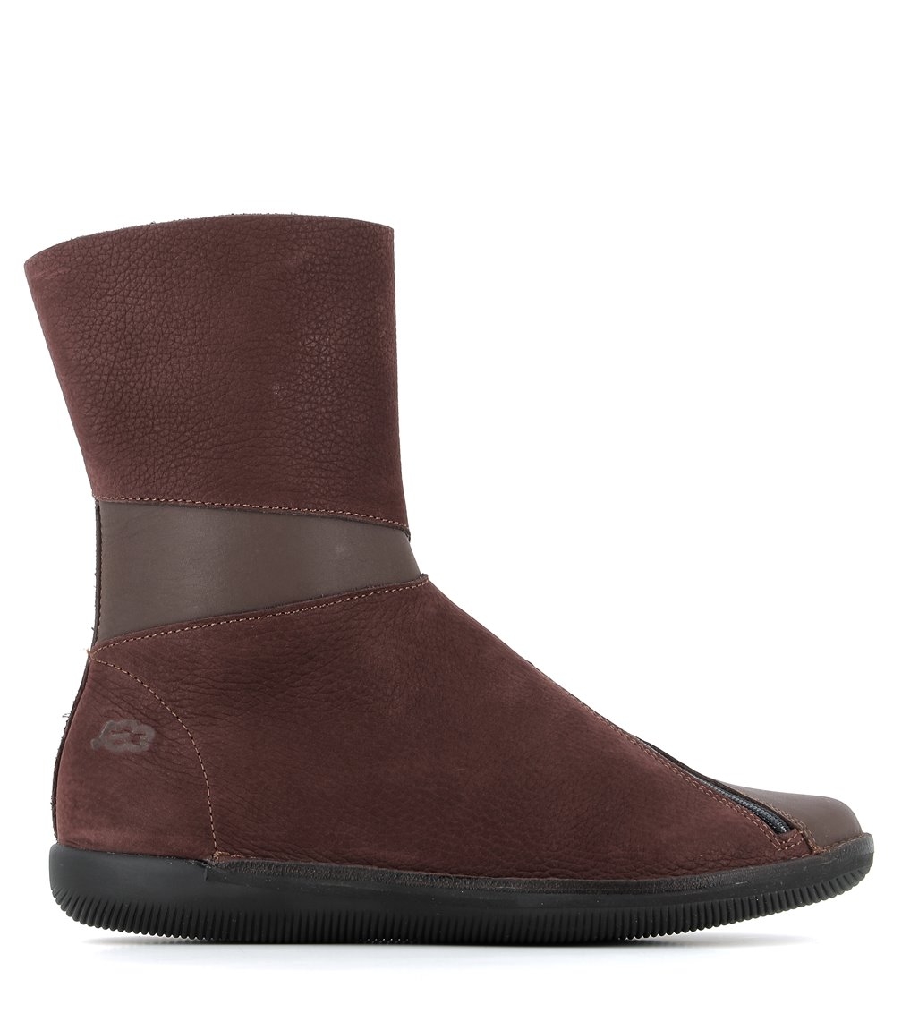 low boots natural 68105 maroon