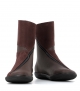 low boots natural 68105 maroon