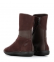 low boots natural 68105 maroon