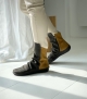 low boots circle 79005 grey mustard