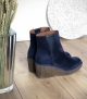 low boots claudia 8131N06 navy
