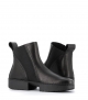 ankle boots work f black