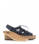 wedge sandals samba 71101 blue