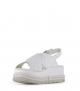 platform sandals nadine 9884 milk