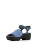 sandals kimori navy denim