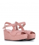 platform sandals alicia 9870 pink