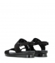 flat sandals aucloe black