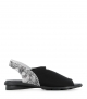 sandals dajac black floral