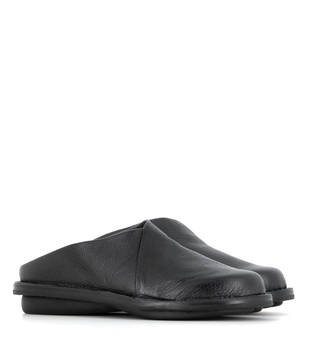 Slip on clogs Trippen Always f black ethical leather