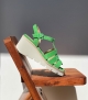 wedge sandals 59687 green