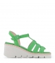 wedge sandals 59687 green
