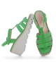wedge sandals 59687 green