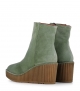 boots compensées claudia 10182 vert cedro