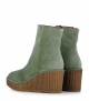 wedge ankle boots claudia 10182 cedro green