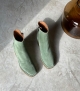 botines de cuña claudia 10182 cedro verde