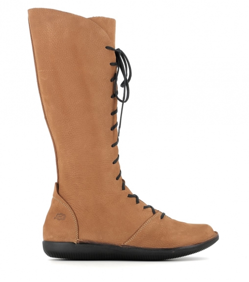 lace-up boots natural 68742...