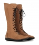 lace-up boots natural 68742 camel
