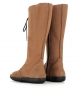 lace-up boots natural 68742 camel