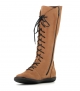lace-up boots natural 68742 camel