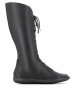 bottes natural 68742 noir lisse