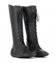 bottes natural 68742 noir lisse