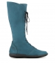 bottes natural 68742 turquoise
