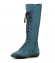 bottes natural 68742 turquoise
