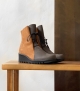 low boots lightning 33107 camel grey