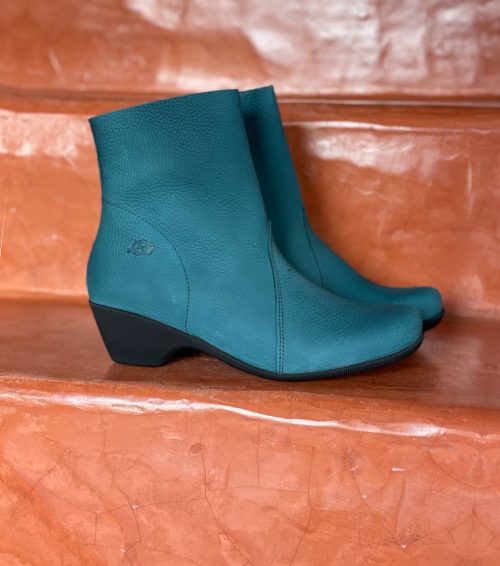 bottines muze 33207 turquoise
