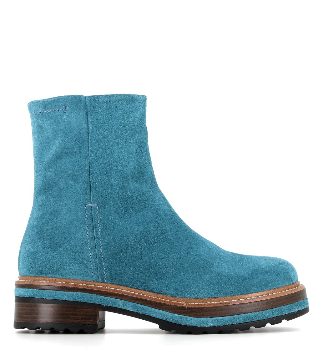 ankle boots andrea 10050 turquoise sky blue