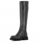 stretch leather boots 18581 nero