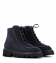 lace-up ankle boots 18254 navy blue