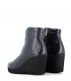 wedge ankle boots trenton navy blue