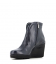 wedge ankle boots trenton navy blue