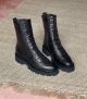 boots 18252 noir matelassé