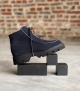 lace-up ankle boots 18254 navy blue