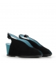 sandalias cambria negro turquesa
