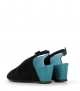 sandalias cambria negro turquesa