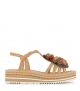 sandalias milan 9785 arena flores