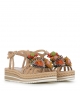 sandalias milan 9785 arena flores