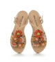 sandales milan 9785 arena fleurs