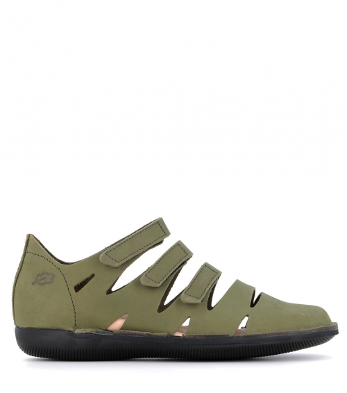 zapatos natural 68301 verde