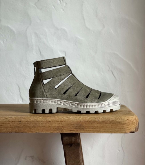 ankle boots 1e483 stone khaki