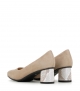 pumps 51016 beige nut