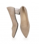 pumps 51016 beige nut