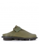 slip-on clogs half-beutel f khaki