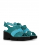 sandalias pausania turquoise