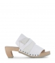 sandalias de madera plant f blanco